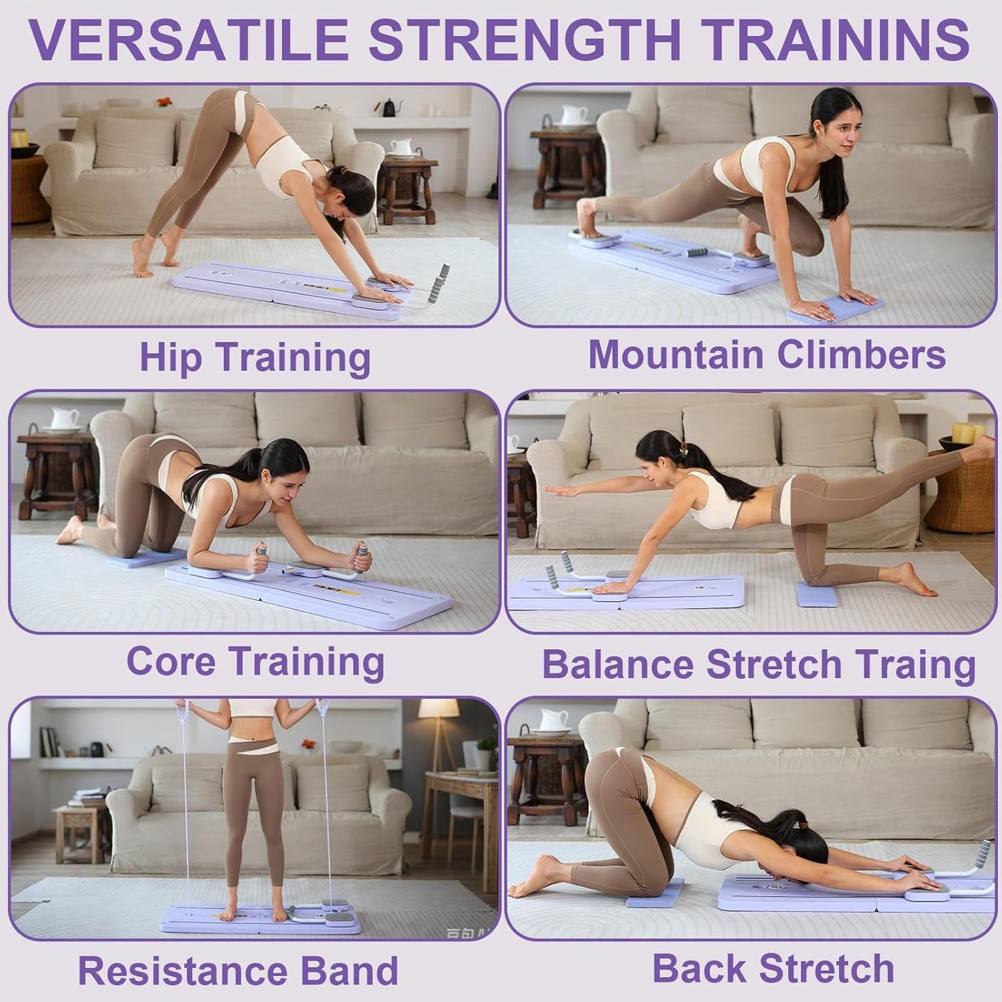 Tablero de Pilates Multifuncional para Hogar™